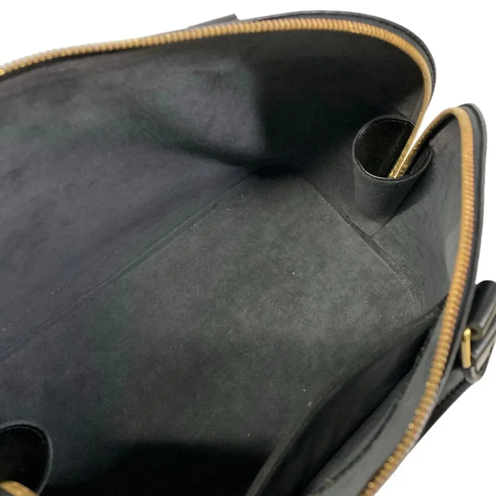 Louis Vuitton Alma Epi Handbag M52142 Noir Gold Hardware
